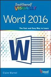 Book cover of Teach Yourself VISUALLY Word 2016 by Elaine Marmel