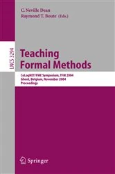 Book cover of Teaching Formal Methods by C. Neville Dean