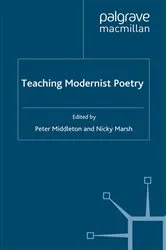 Book cover of Teaching Modernist Poetry by N. Marsh