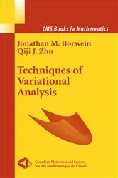 Book cover of Techniques of Variational Analysis by Jonathan Borwein