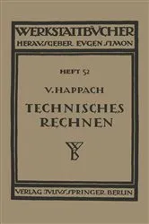 Book cover of Technisches Rechnen by Vollrat Happach