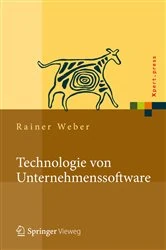 Book cover of Technologie von Unternehmenssoftware by Rainer Weber