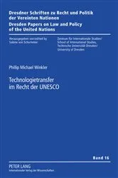 Book cover of Technologietransfer im Recht der UNESCO by Unknown