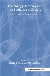 Book cover of Technology, Literacy, and the Evolution of Society by David R. Olson