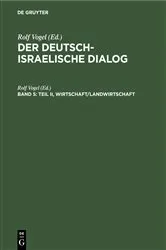 Book cover of Teil II, Wirtschaft/Landwirtschaft by Rolf Vogel