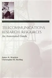 Book cover of Telecommunications Research Resources by James K. Bracken