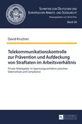 Book cover of Telekommunikationskontrolle zur Praevention und Aufdeckung von Straftaten im Arbeitsverhaeltnis by Ulrich Preis