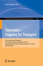 Book cover of Telematics - Support for Transport by Jerzy Mikulski