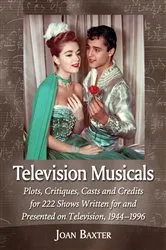 Book cover of Television Musicals by Joan Baxter