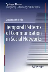 Book cover of Temporal Patterns of Communication in Social Networks by Giovanna Miritello