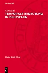 Book cover of Temporale Bedeutung im Deutschen by Unknown