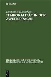 Book cover of Temporalität in der Zweitsprache by Christiane von Stutterheim