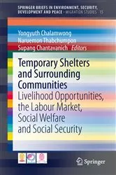 Book cover of Temporary Shelters and Surrounding Communities by Yongyuth Chalamwong