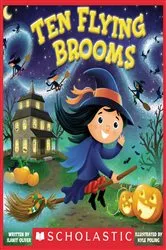 Book cover of Ten Flying Brooms by Ilanit Oliver