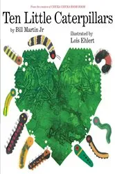 Book cover of Ten Little Caterpillars by Bill Martin