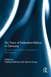 Book cover of Ten Years of Federalism Reform in Germany by Nathalie Behnke