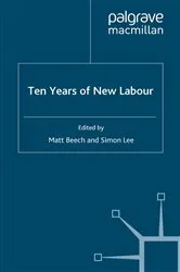 Book cover of Ten Years of New Labour by M. Beech
