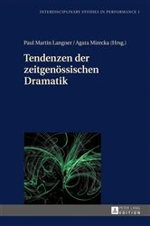 Book cover of Tendenzen der zeitgenoessischen Dramatik by Miroslaw Kocur