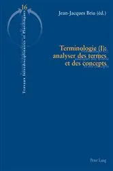 Book cover of Terminologie (I) : analyser des termes et des concepts by Yves Hamant
