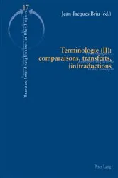 Book cover of Terminologie (II) : comparaisons, transferts, (in)traductions by Unknown