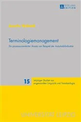 Book cover of Terminologiemanagement by Petra Drewer