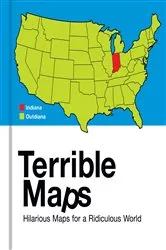 Book cover of Terrible Maps by Michael Howe