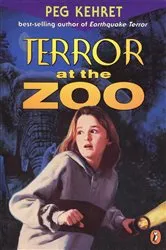 Book cover of Terror at the Zoo by Peg Kehret