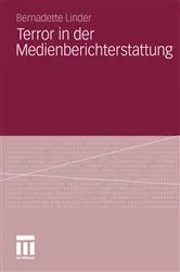 Book cover of Terror in der Medienberichterstattung by Bernadette Linder
