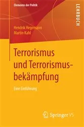 Book cover of Terrorismus und Terrorismusbekämpfung by Hendrik Hegemann
