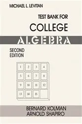 Book cover of Test Bank for College Algebra (2nd ed.) by Unknown