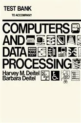 Book cover of Test Bank to Accompany Computers Data and Processing by Harvey M. Deitel