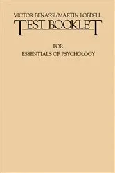 Book cover of Test Booklet for Essentials of Psychology by Victor Benassi