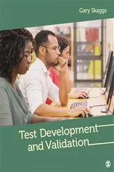 Book cover of Test Development and Validation by Gary Edward Skaggs
