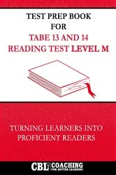 Book cover of Test Prep Book for TABE 13 and 14 Reading Test Level M by Unknown