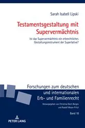 Book cover of Testamentsgestaltung mit Supervermaechtnis by Rudolf Meyer-Pritzl
