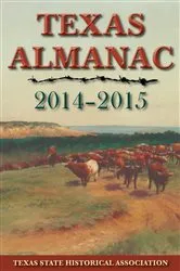 Book cover of Texas Almanac 2014–2015 by Elizabeth Cruce Alvarez
