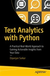 Book cover of Text Analytics with Python by Dipanjan Sarkar