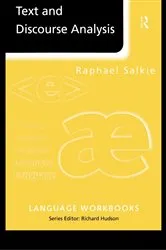 Book cover of Text and Discourse Analysis by Unknown