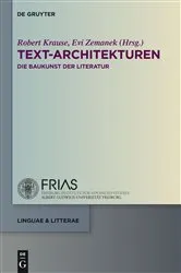 Book cover of Text-Architekturen by Robert Krause