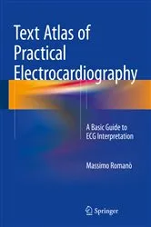 Book cover of Text Atlas of Practical Electrocardiography by Massimo Romanò