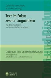 Book cover of Text im Fokus zweier Linguistiken by Zofia Bilut-Homplewicz