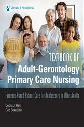 Book cover of Textbook of Adult-Gerontology Primary Care Nursing by Debra J Hain