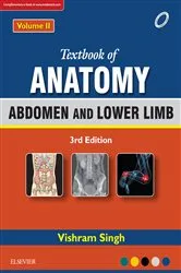 Book cover of Textbook of Anatomy Abdomen and Lower Limb; Volume II (3rd ed.) by Vishram Singh