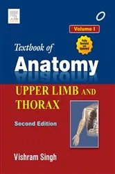 Book cover of Textbook of Anatomy Upper Limb and Thorax; Volume I (2nd ed.) by Vishram Singh