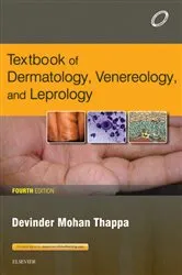 Book cover of Textbook of Dermatology, Leprology & Venereology E-book (4th ed.) by Devinder Mohan Thappa