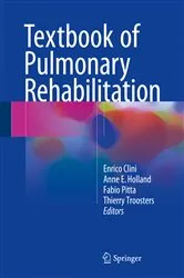Book cover of Textbook of Pulmonary Rehabilitation by Enrico Clini