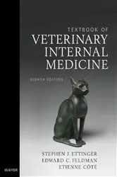 Book cover of Textbook of Veterinary Internal Medicine - eBook (8th ed.) by Ettinger DVM, DACVIM, Stephen J.
