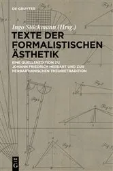 Book cover of Texte der formalistischen Ästhetik by Ingo Stöckmann