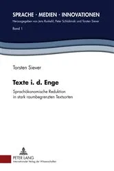 Book cover of Texte i. d. Enge by Unknown
