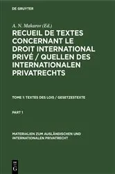 Book cover of Textes des Lois / Gesetzestexte (2nd ed.) by A. N. Makarov